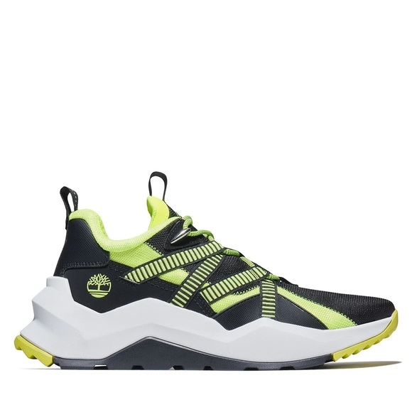 TIMBERLAND MEN'S HI-VIS MADBURY MIXEDMEDIA SNEAKER - Picture 2 of 8